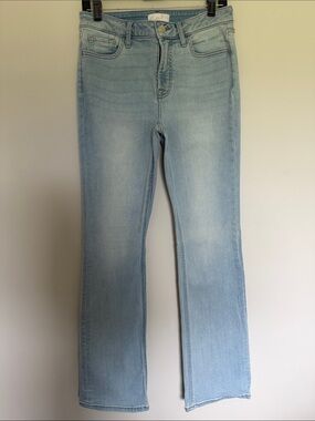 JEN7 by 7 For All Mankind Light Wash Straight Leg Jeans Size 6